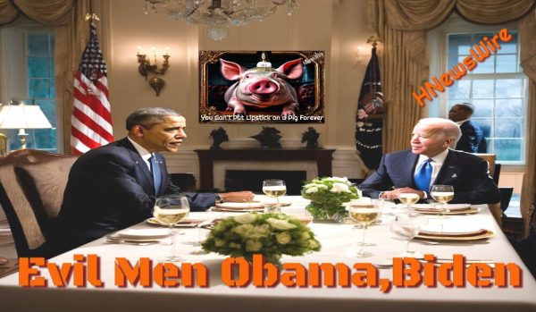 Evil Men Obama,Biden Setting At a Table In DC(1)