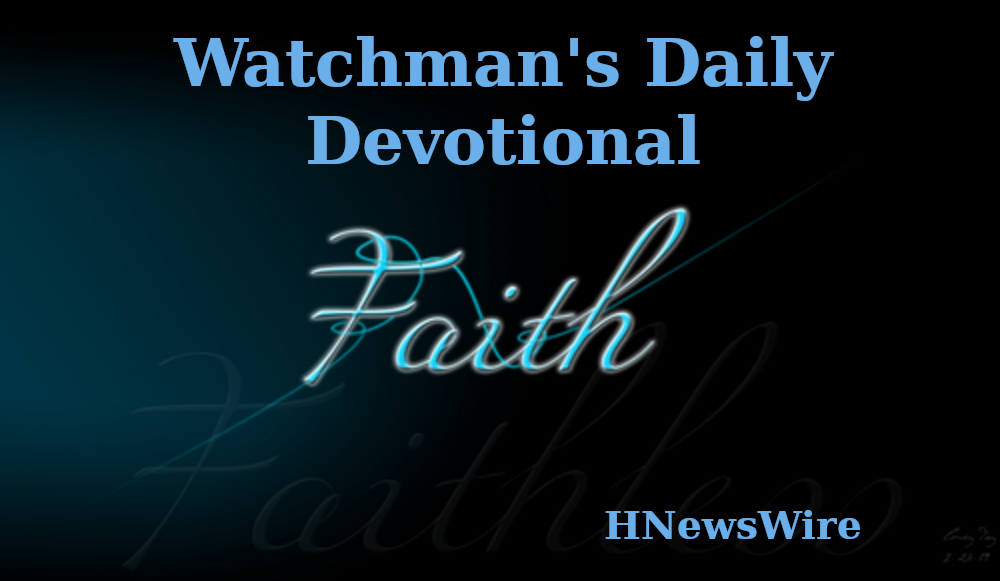 Watchman’s Daily Devotional: Jeremiah 30:7 Says, “That Day Is Great So That None Is Like It.” the Only Time Period That Fits This Description Is the Period of the Tribulation. This Time Is Unparalleled in History